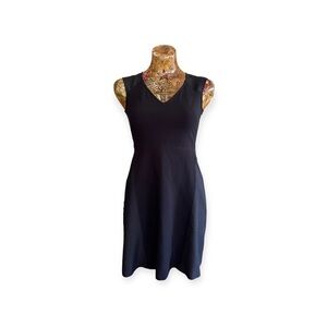 Ann Taylor black dress sleeveless 00 Petite